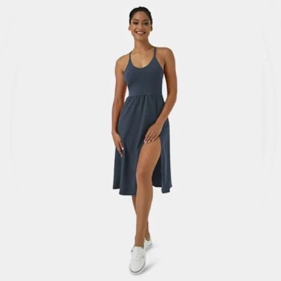 HALARA | Dresses | Halara Everyday Midi Chill Dressla Land Insignia Blue Nwt Large | Poshmark HALARA | Dresses | Halara Everyday Midi Chill Dressla Land Insignia Blue Nwt Large | Poshmark